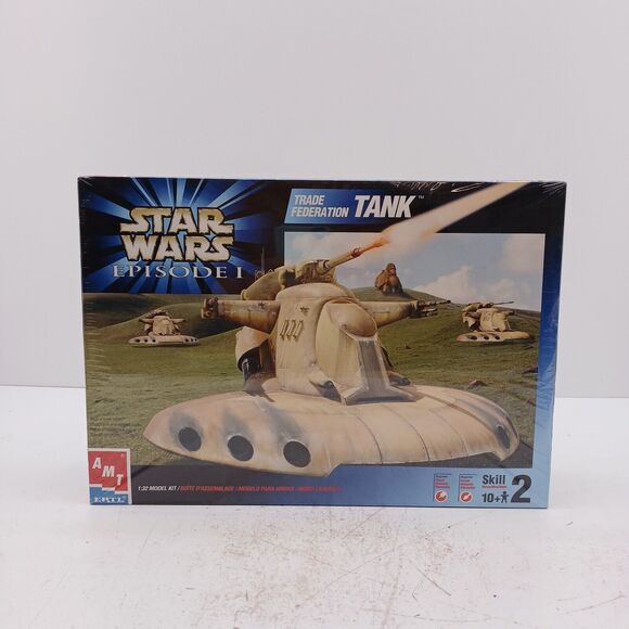 Star Wars Episode 1 Trade Federation Tank Model 1:32 AMT #30122 ~ Sealed Content - Picture 8 of 11